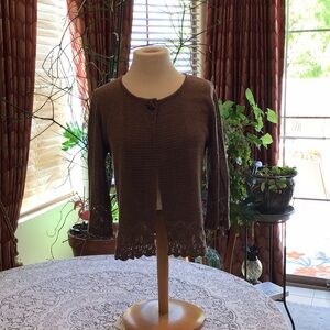 Beautiful designer long sleeve sweater.